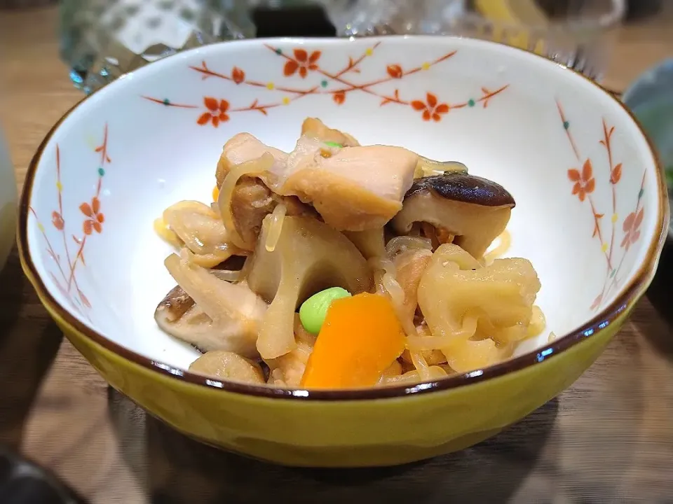 鶏と根菜の煮物|古尾谷りかこさん