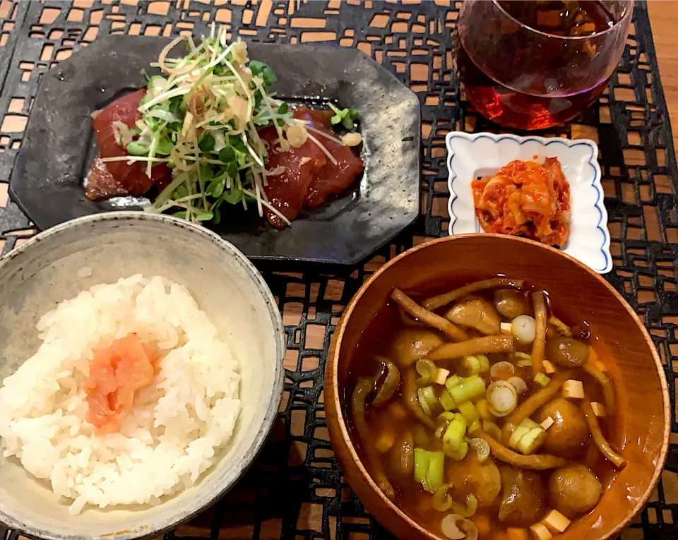 近日人間ドックにつき、お魚ウィーク🐟　ハワイのポキ味|たまにゃんさん