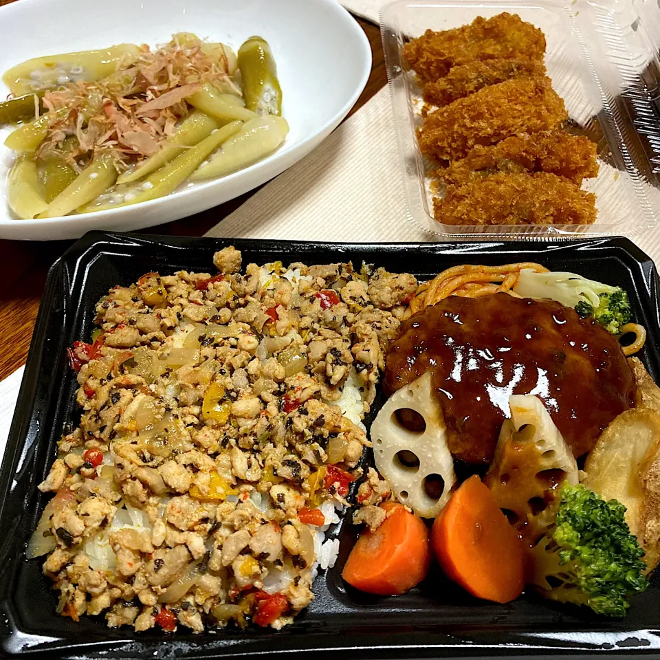 オクラ浅漬けとお弁当|akkoさん