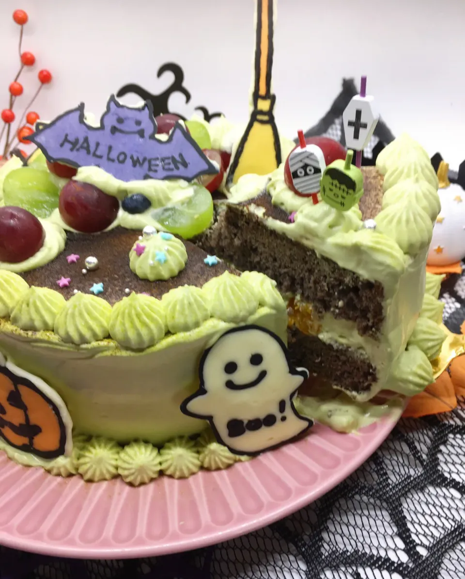 ハロウィンケーキ🎃🦇🕸|sucreroomさん