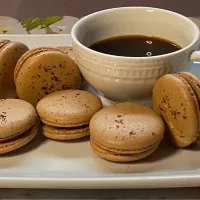 Snapdishの料理写真:Coffee Macarons|Cooking with LBoriVazquezさん