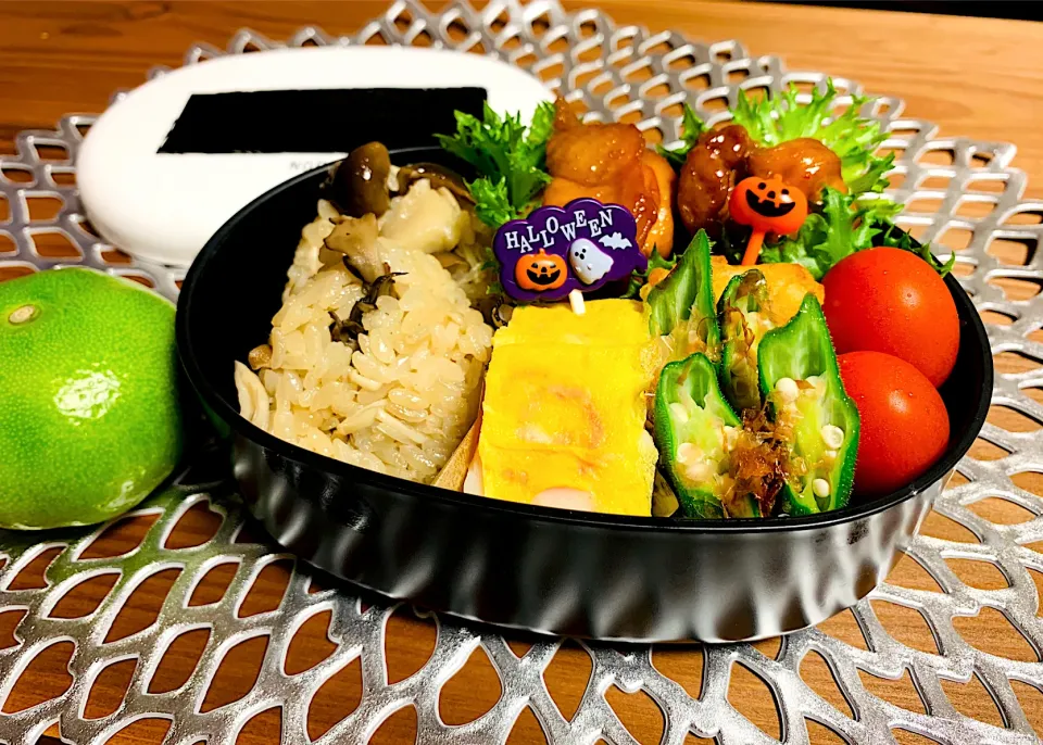 娘のお弁当🍱チキン照り焼き弁当|いちごさん