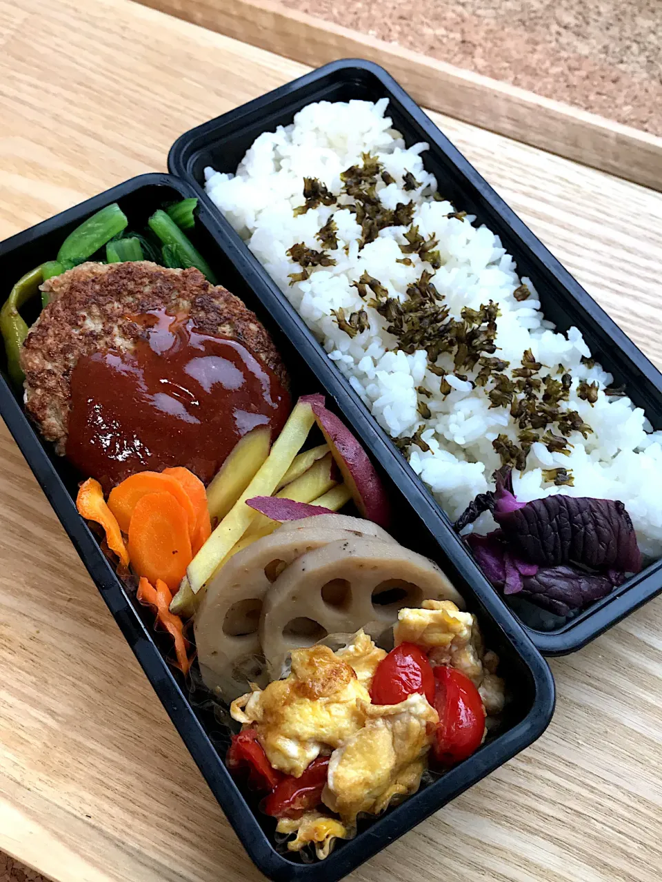 ハンバーグ弁当|二キィさん