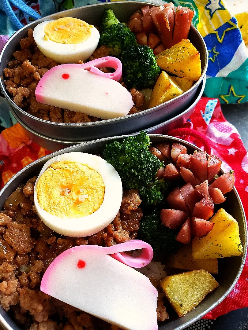 雨にも負けずお月見弁当|ねこまんまさん