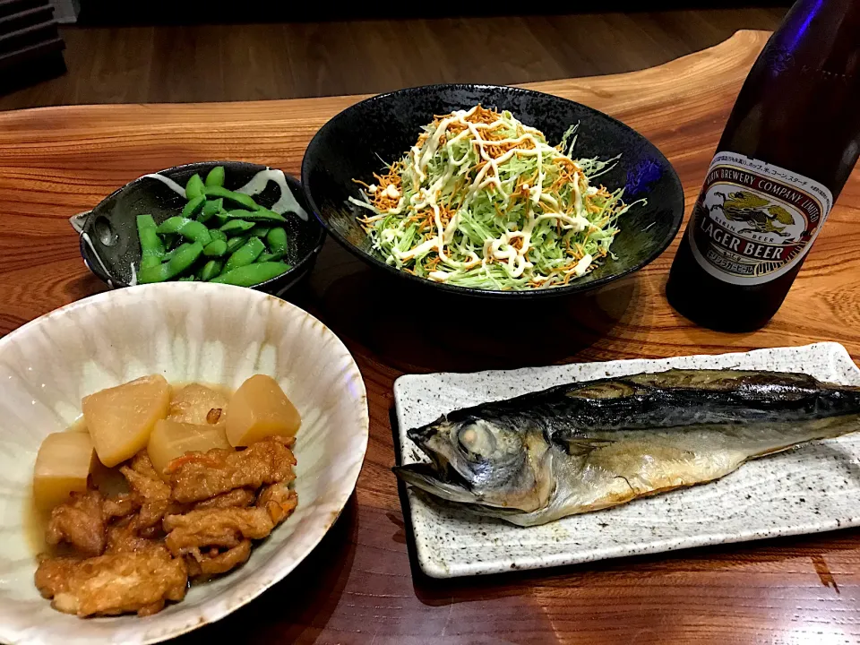 2020.9.30 鯖の干物焼き🍻🍻🍻|ゆみずさん