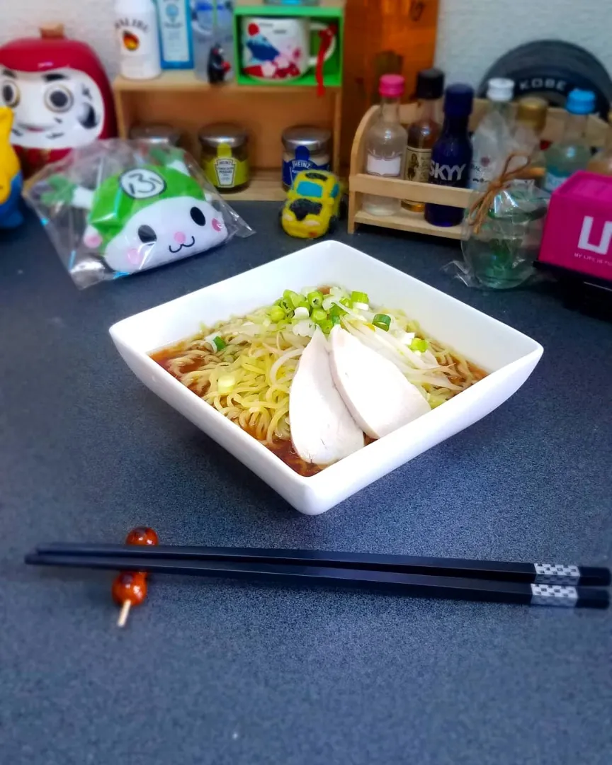 サラダチキンな醤油ラーメン🍲|masaki .fさん