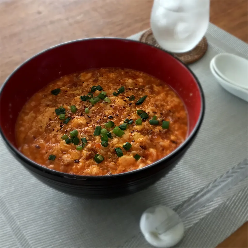 豚ひき肉と豆腐のそぼろあんかけ味噌ラーメン|𓇼 Ⓢ Ⓗ Ⓘ Ⓝ Ⓞ Ⓑ Ⓤ 𓇼さん