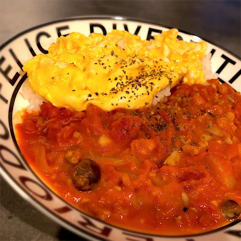 Snapdishの料理写真:トマト缶で🍅簡単ハヤシライス|ららさん