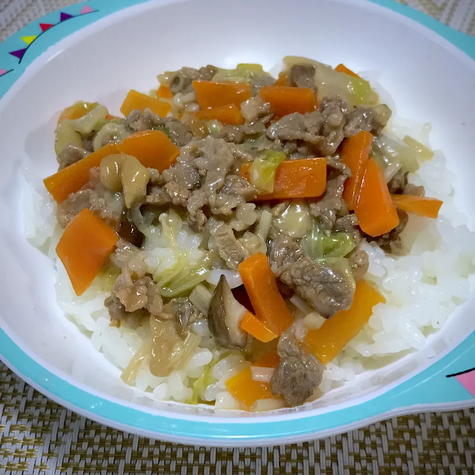 すき焼き風煮丼|まきさん