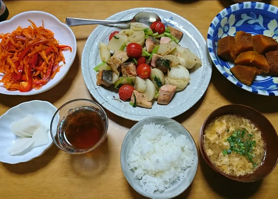 Snapdishの料理写真:晩ごはん🌃2020/10/1(木)|しまだ ちえこさん