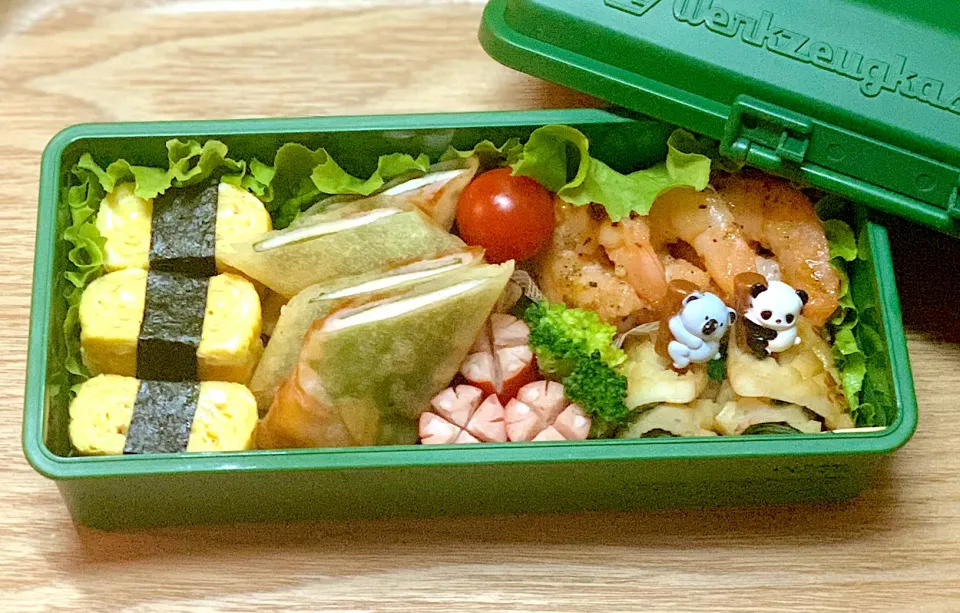 Snapdishの料理写真:旦那のお弁当⭐︎|kanmamamaさん