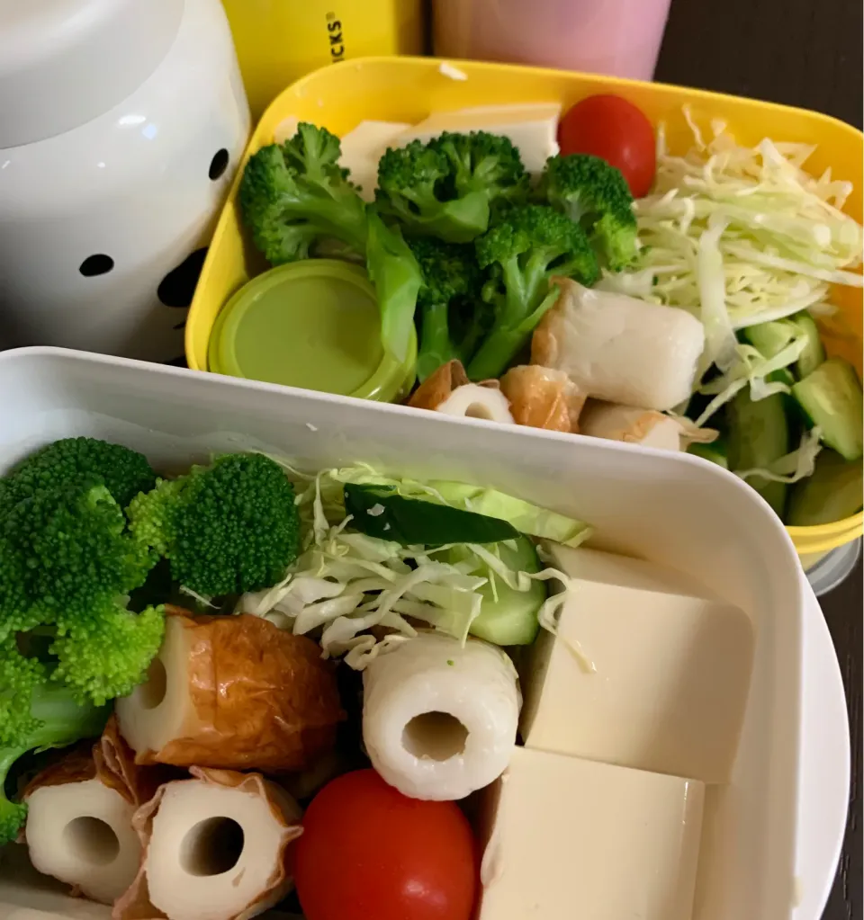 Snapdishの料理写真:10月2日サラダ弁当🥗|とももさん