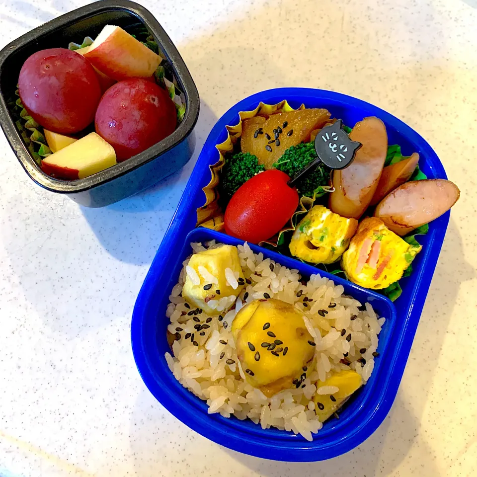 栗ごはん🌰弁当|mymamaさん