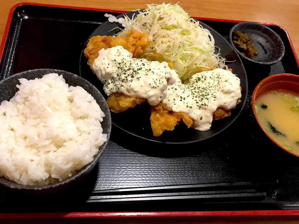 チキン南蛮定食|ムカ着火ファイヤーさん