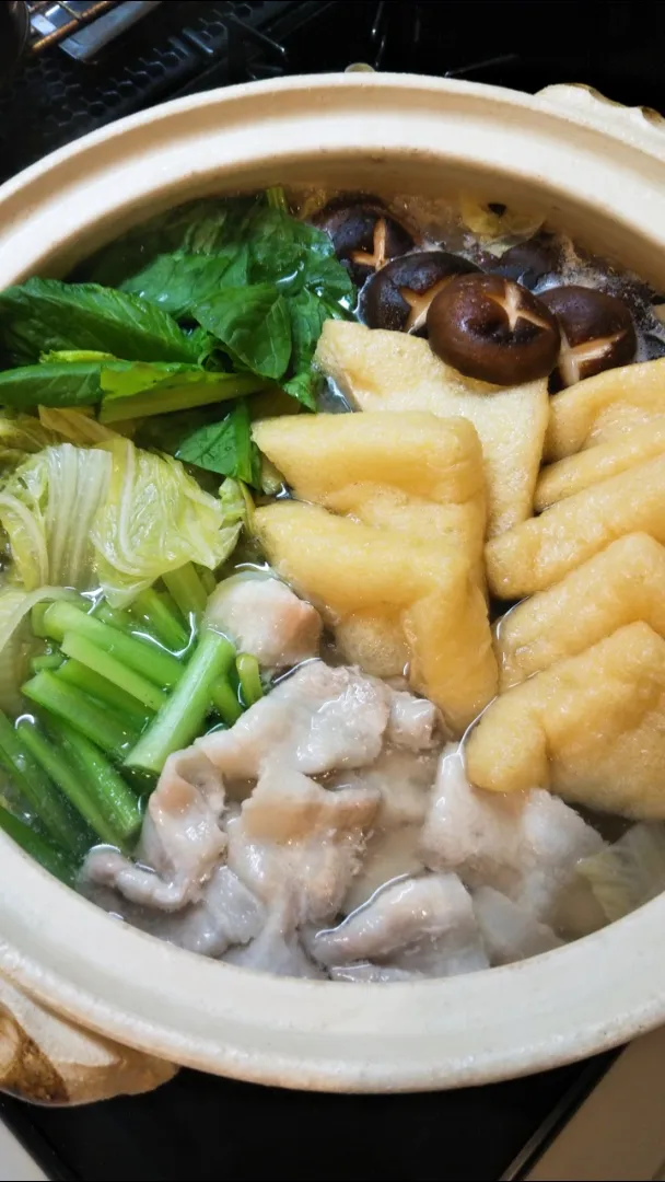 らでぃっしゅぼーやさんのお野菜を味わう水炊き🍲|きみちさん