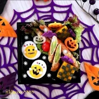 Snapdishの料理写真:ハロウィン弁当 第1弾 🍱🎃👻🦇🕷💀|Kinococo8888さん