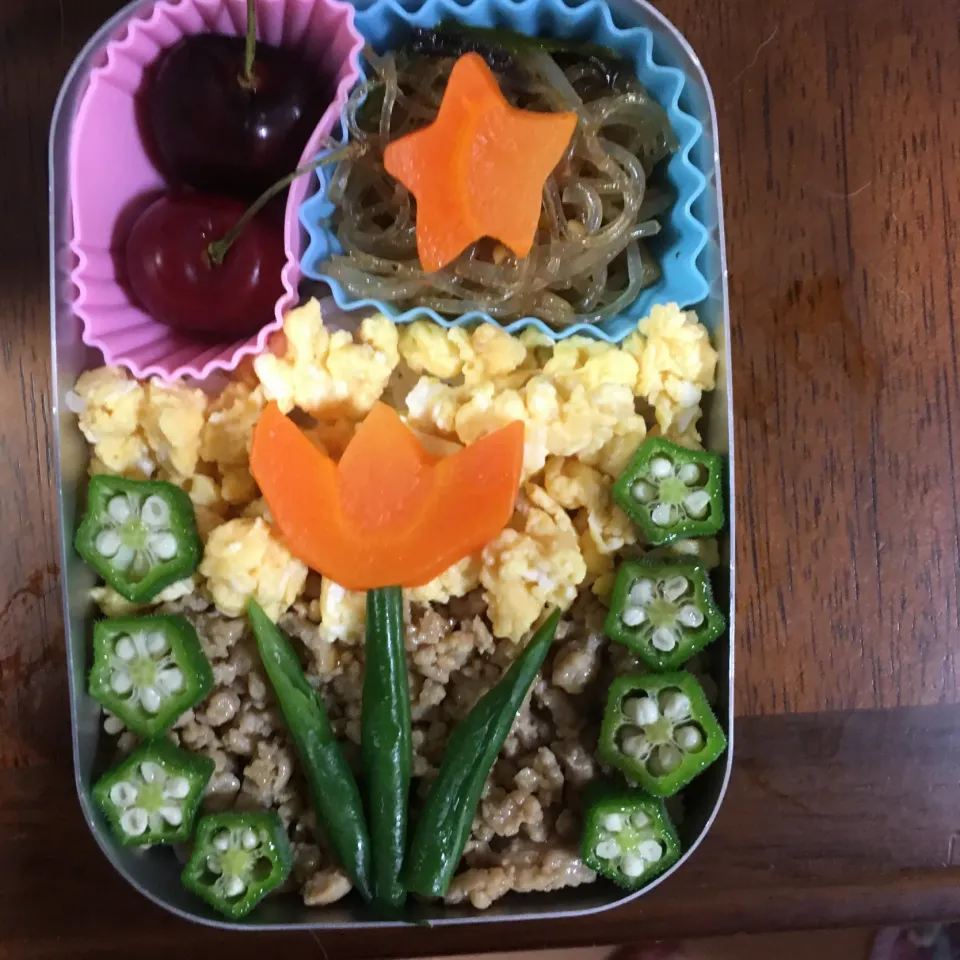 チューリップそぼろ弁当|ゆうきさん