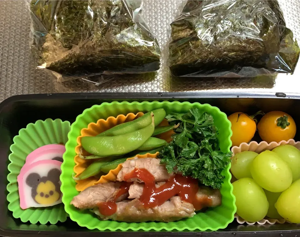 今日のお弁当🍅🍗🍙20201003|rococoさん