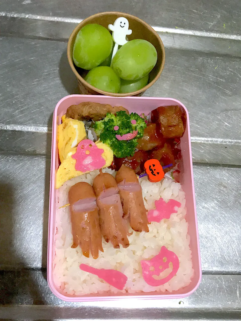 今日もハロウィン🎃お弁当♪|こーやさん