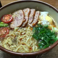 マルちゃん正麺🍜、味噌味❗️ ԅ(*´﹃｀*ԅ)✨