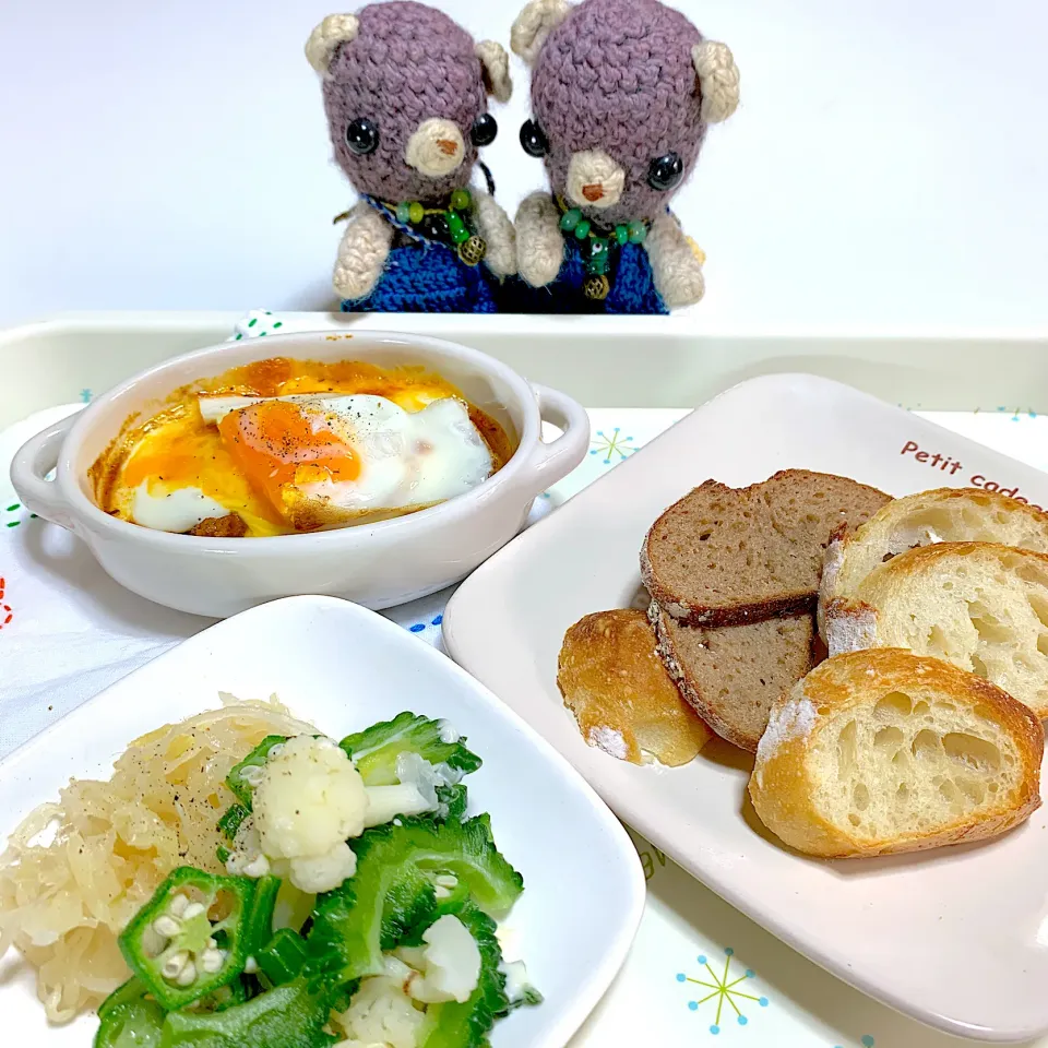 Snapdishの料理写真:お昼ごぱん（╹◡╹）|chagashiさん