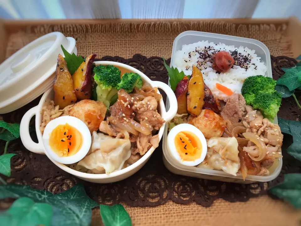 Snapdishの料理写真:昨日のお弁当を今日のお弁当ように投稿するシリーズ|まなまな♡さん