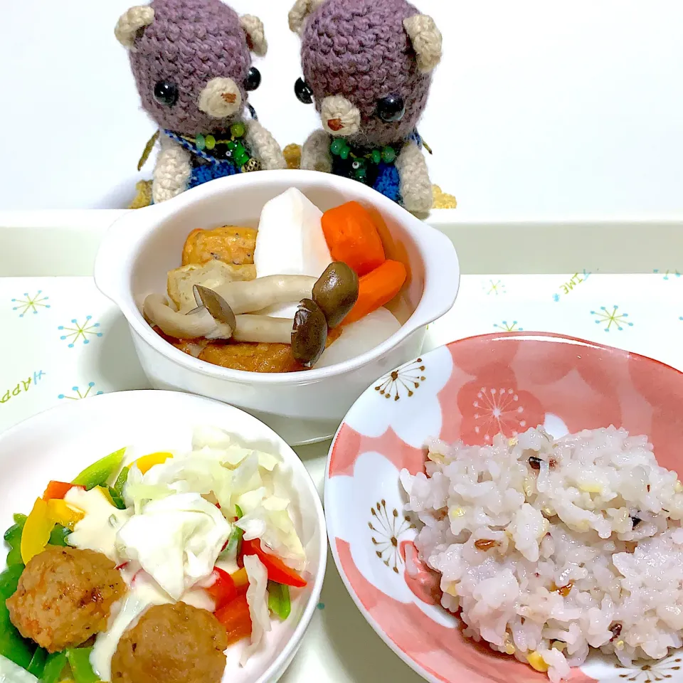 Snapdishの料理写真:晩ごはん（╹◡╹）|chagashiさん