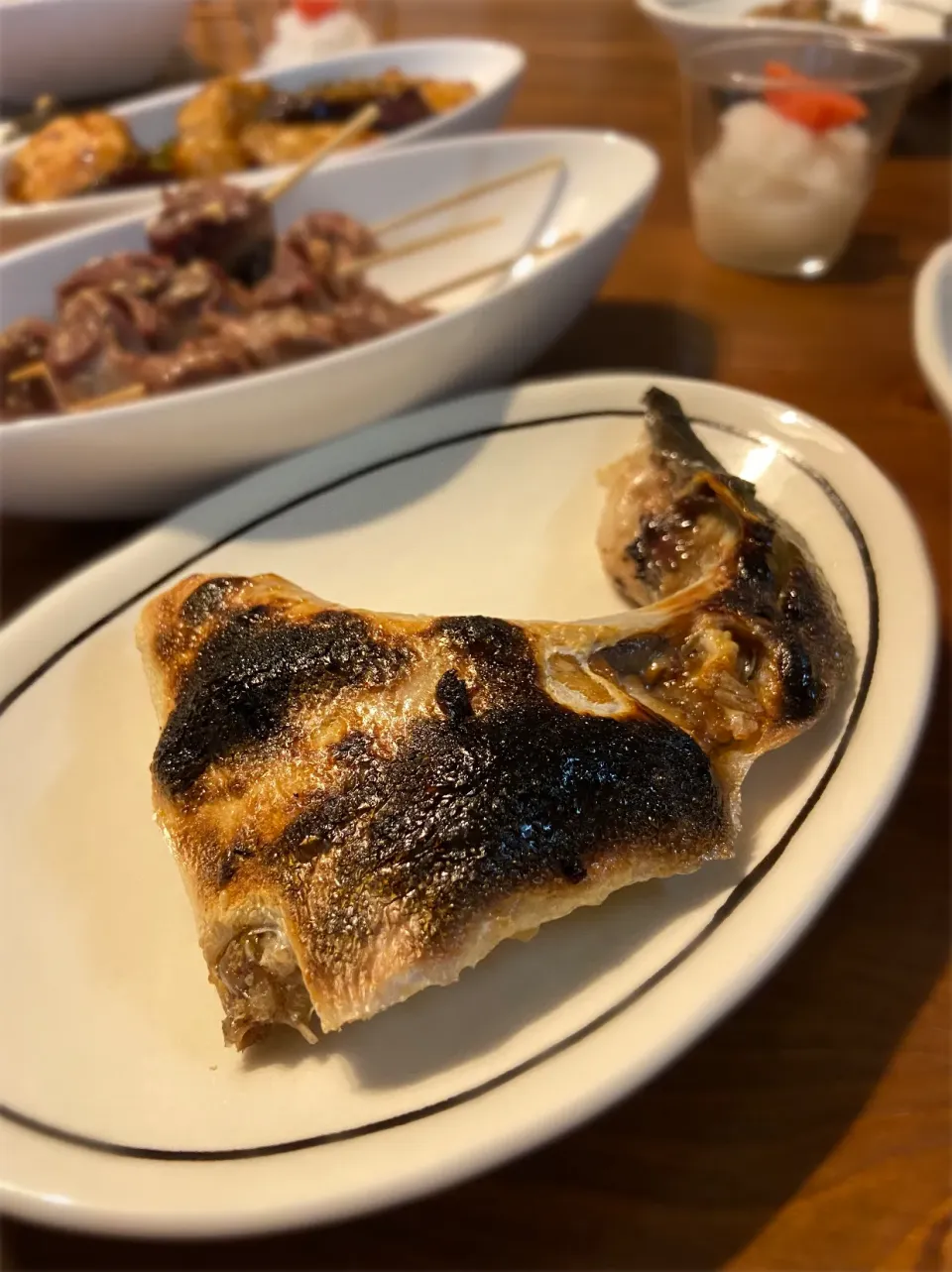 10/3の夕食　鰤のカマ焼き|yoneさん