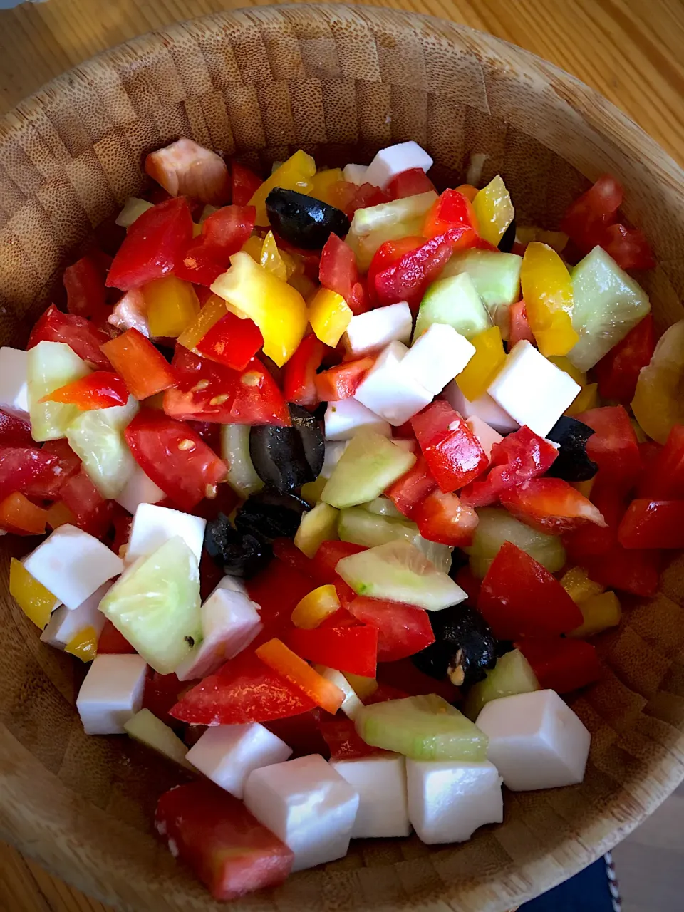 Green salad with vegan feta|MissYumYumさん