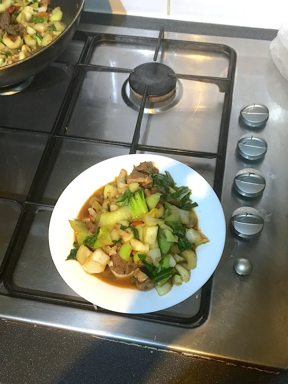 Snapdishの料理写真:Stir fried Pak Choi and beef!|Leona A Williamsさん