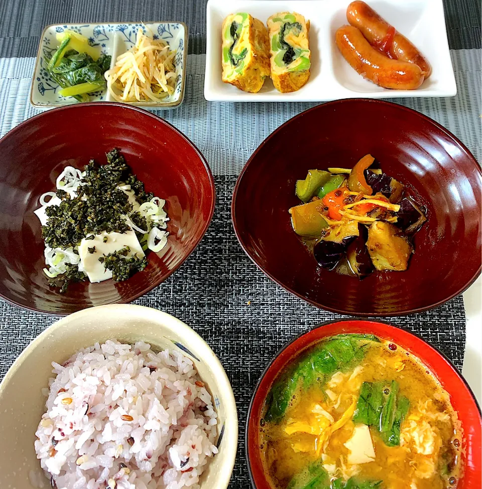 Snapdishの料理写真:🍀今日の朝ご飯🍚10/4|mico1217さん