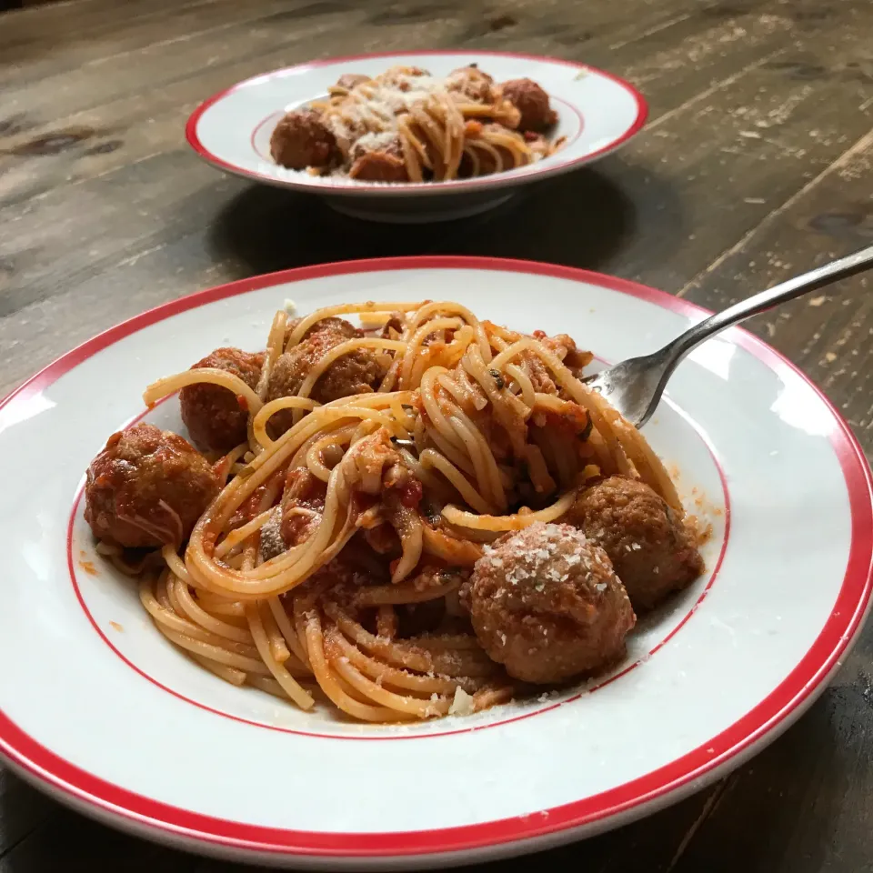 ミートボールパスタ🍝|koji toyodaさん