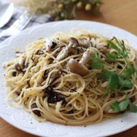 🆔399478                                                                  #きのこと塩昆布の和風パスタ 💕