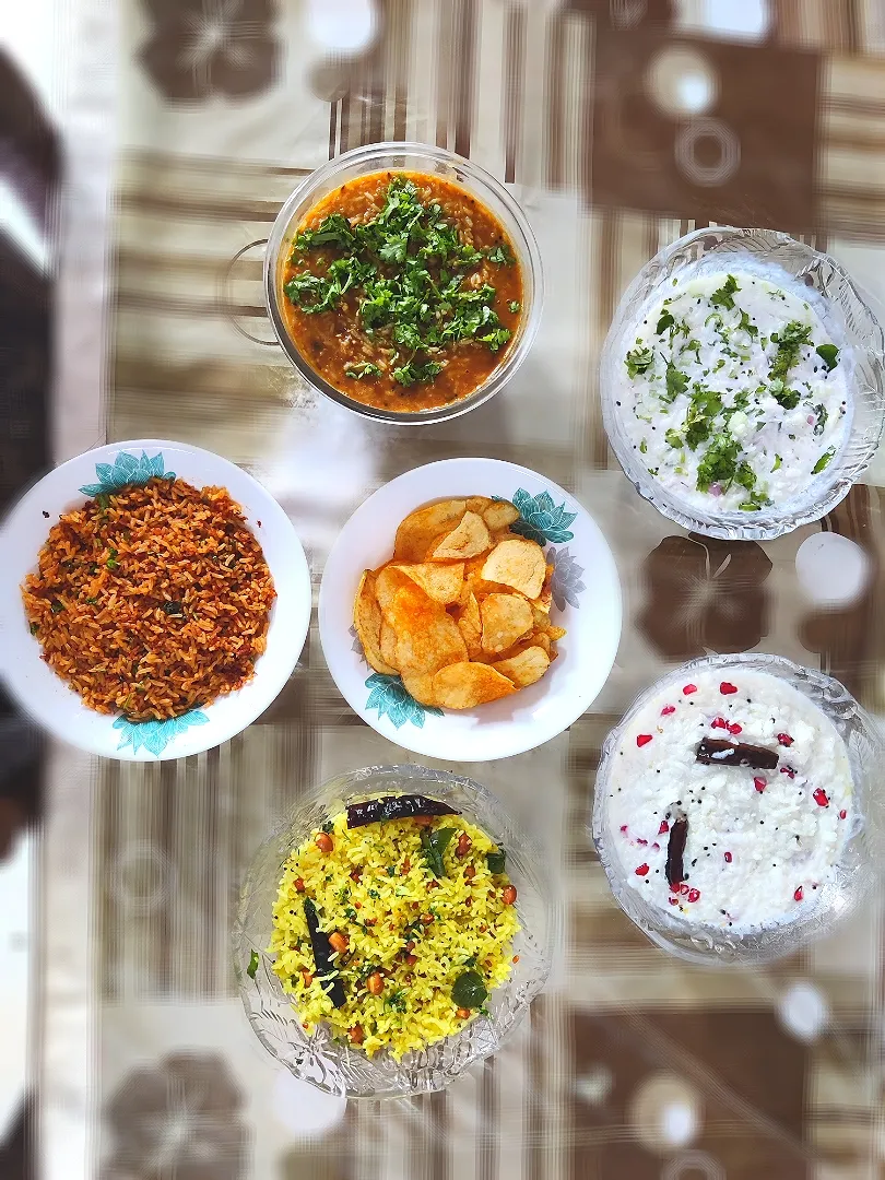 Sambar Rice, Lemon Rice, Curd Rice & Tomato Rice|Vinita Baradiaさん