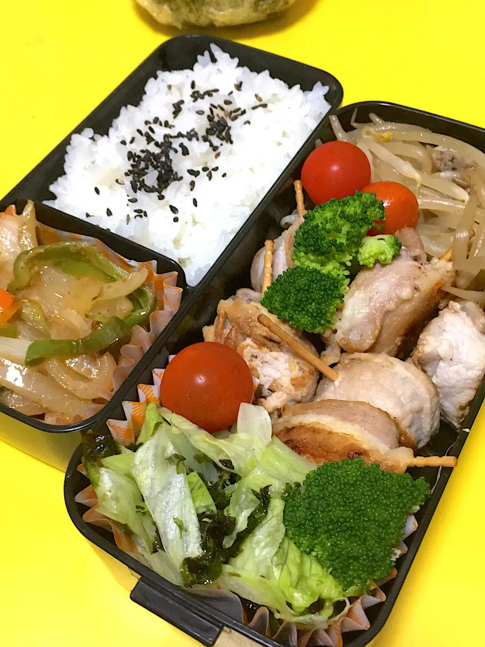 紅生姜の肉巻き弁当|4jemさん