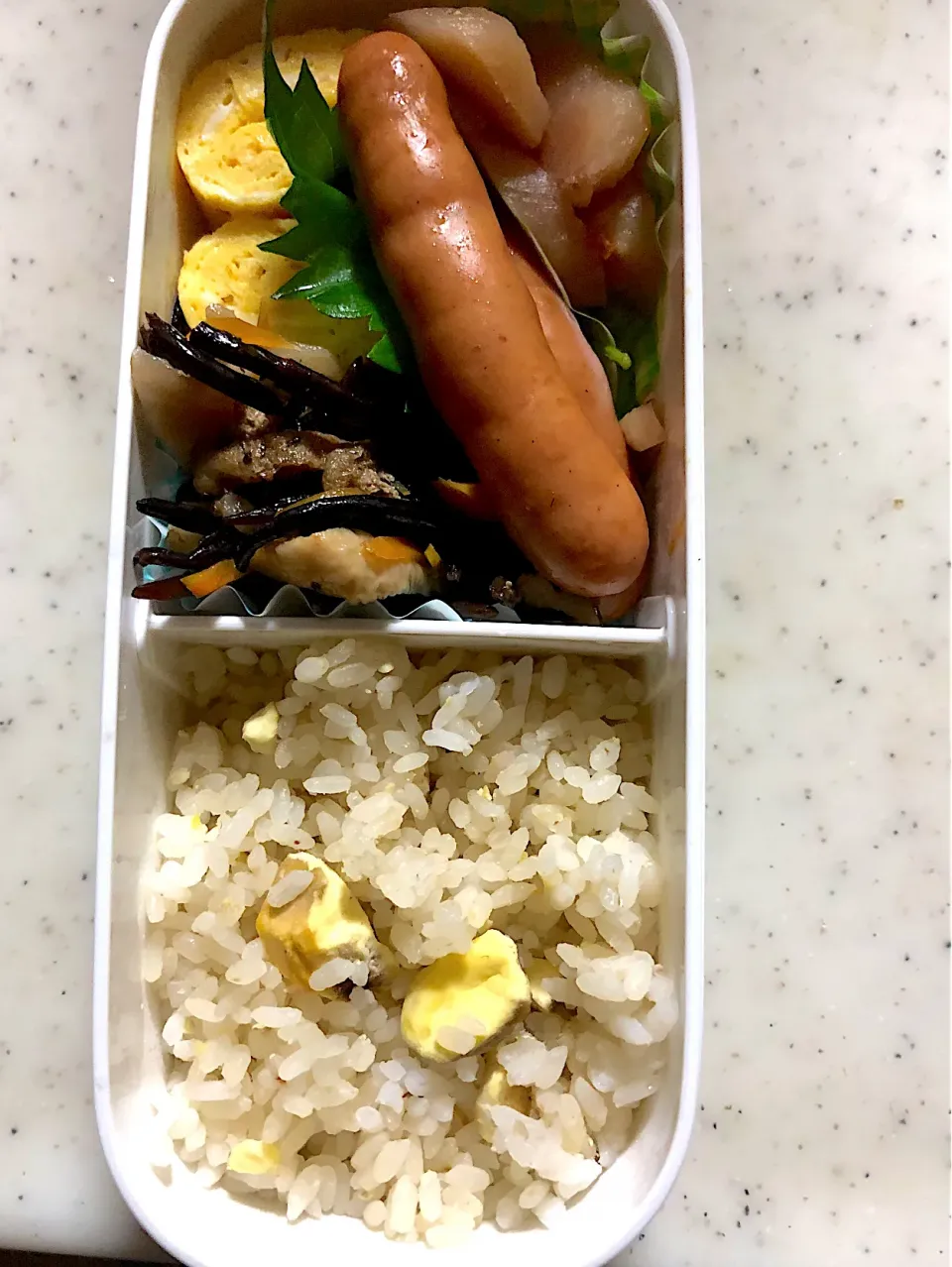 栗ご飯のお弁当🍱|ころりんさん