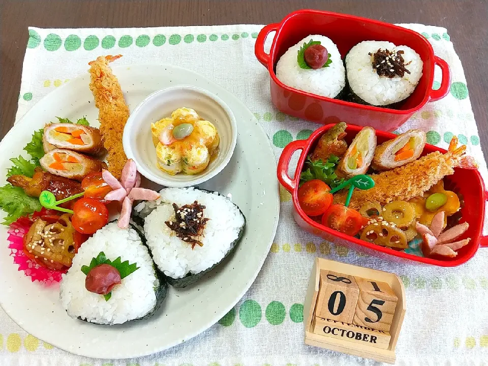 🍱今日の息子達のお弁当&置き弁|tomoさん