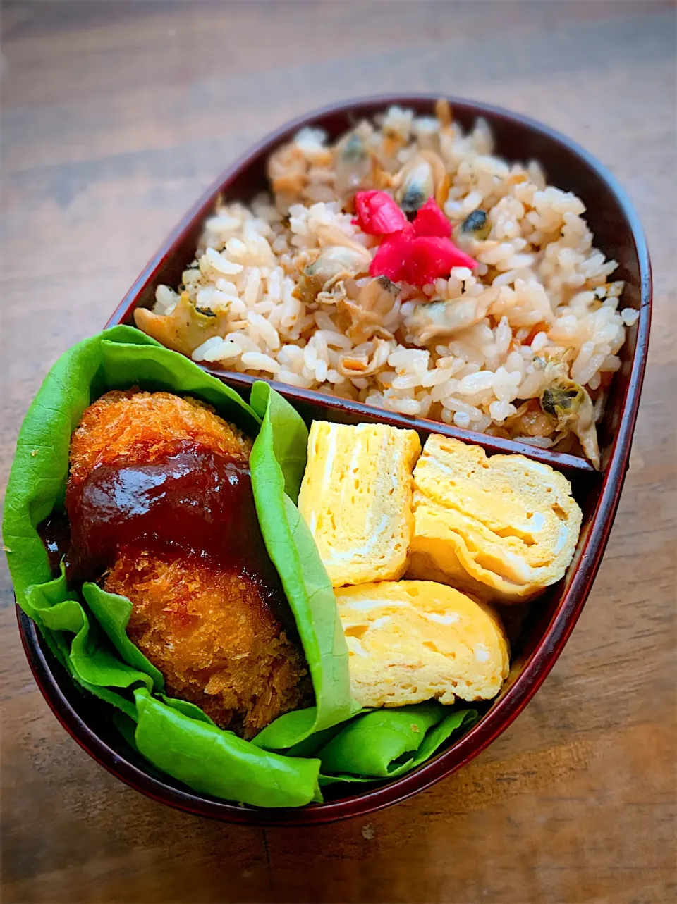 今日のお弁当・あさりの炊き込みごはん|akiさん