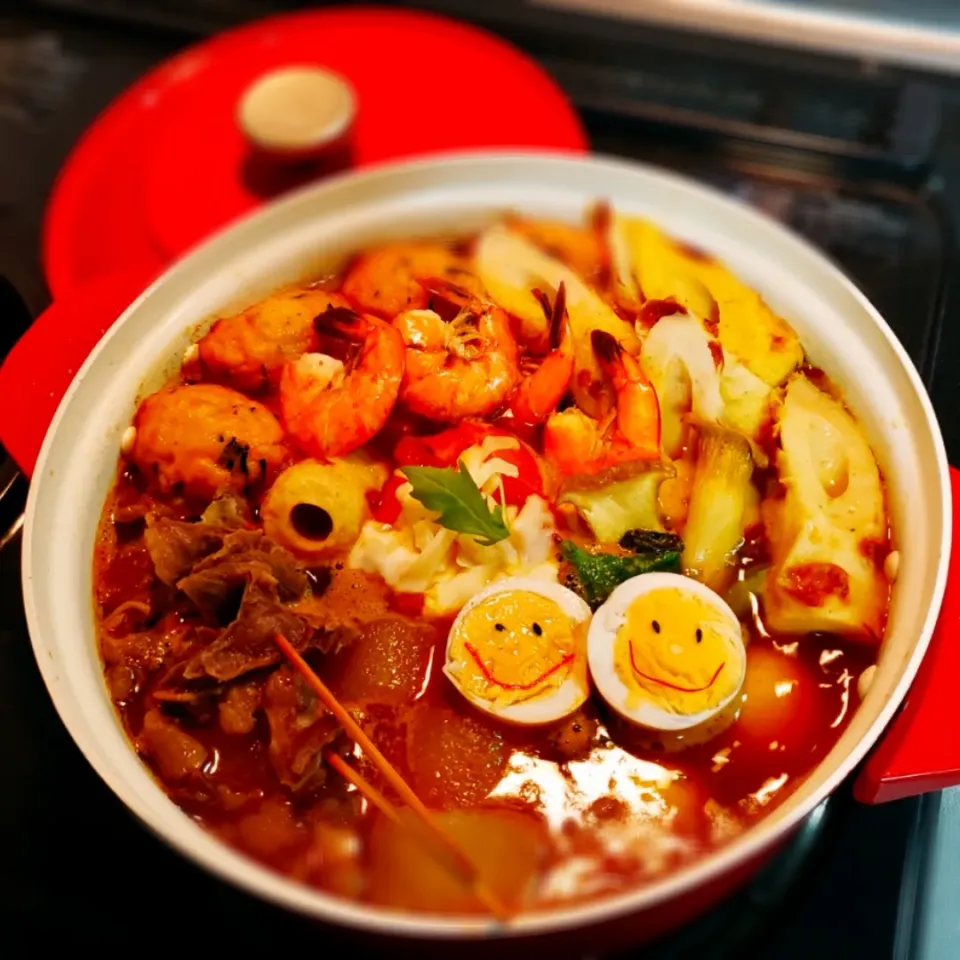 トマトにチーズがとろ～り
カレーおでん🍢|yukaringoさん