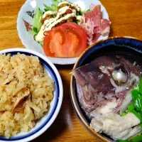 Snapdishの料理写真:#鯛の吸い物
#さまつたけご飯|クローバーさん