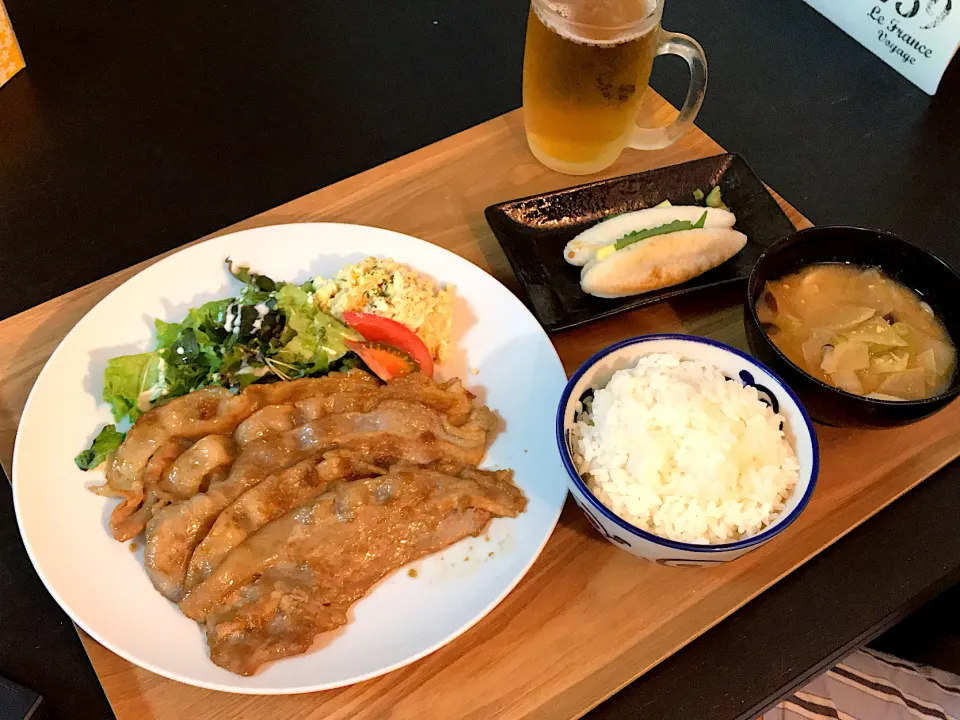 生姜焼き定食|いちごさん