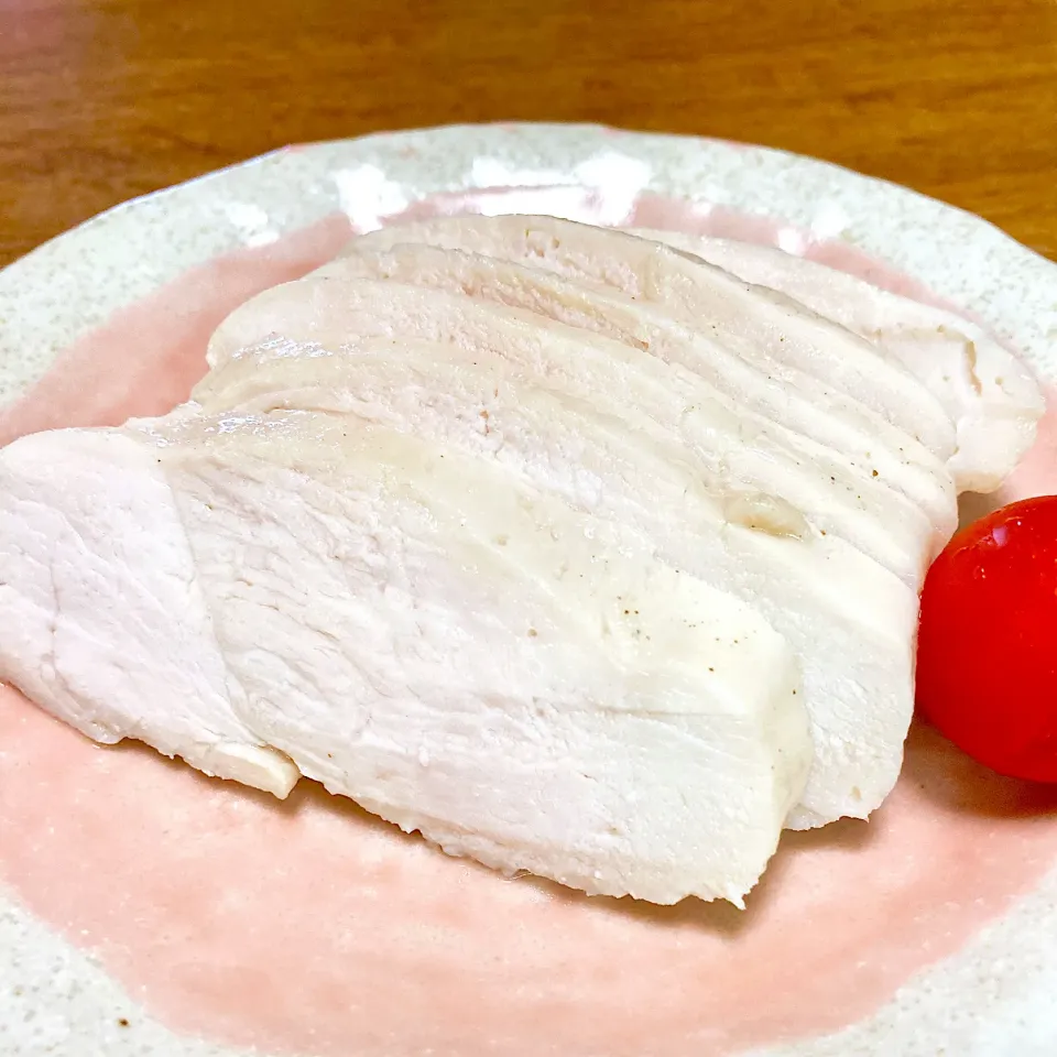 胸肉で自家製サラダチキン🥗|まいりさん