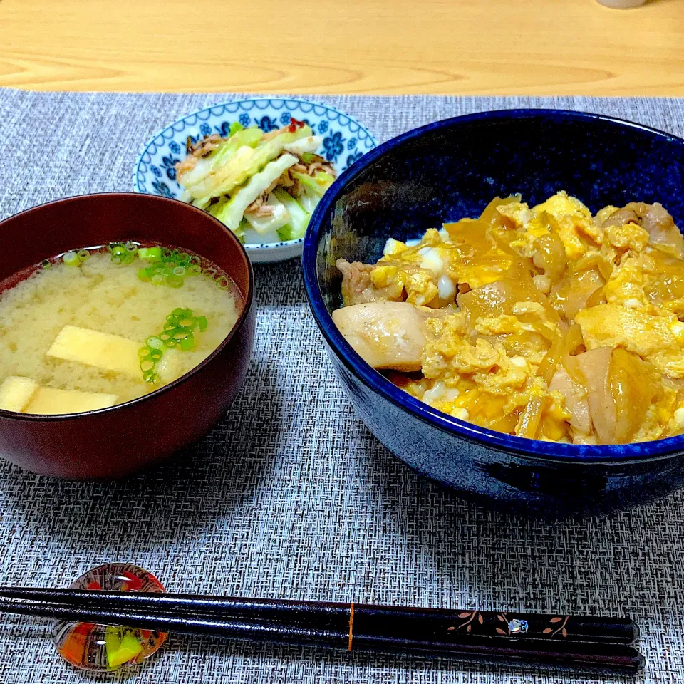 夕食|ツインうさぎさん