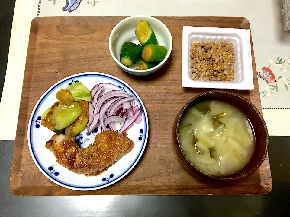 Snapdishの料理写真:マグロの照り焼きのご飯|みよさん