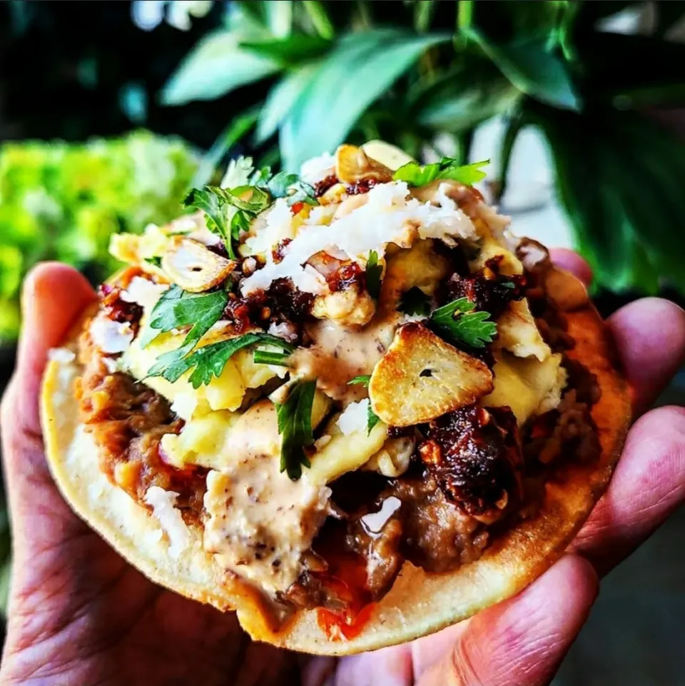 Snapdishの料理写真:Mini Breakfast Tostada|Jbunny Caféさん