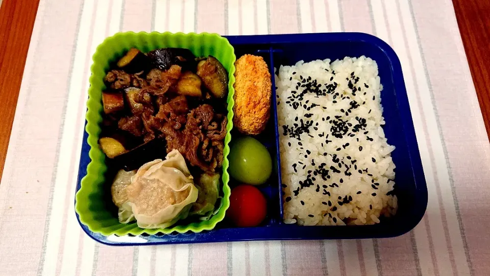 なすと牛肉の炒め物❤️旦那さんお弁当🎵😊|かおるcitronさん