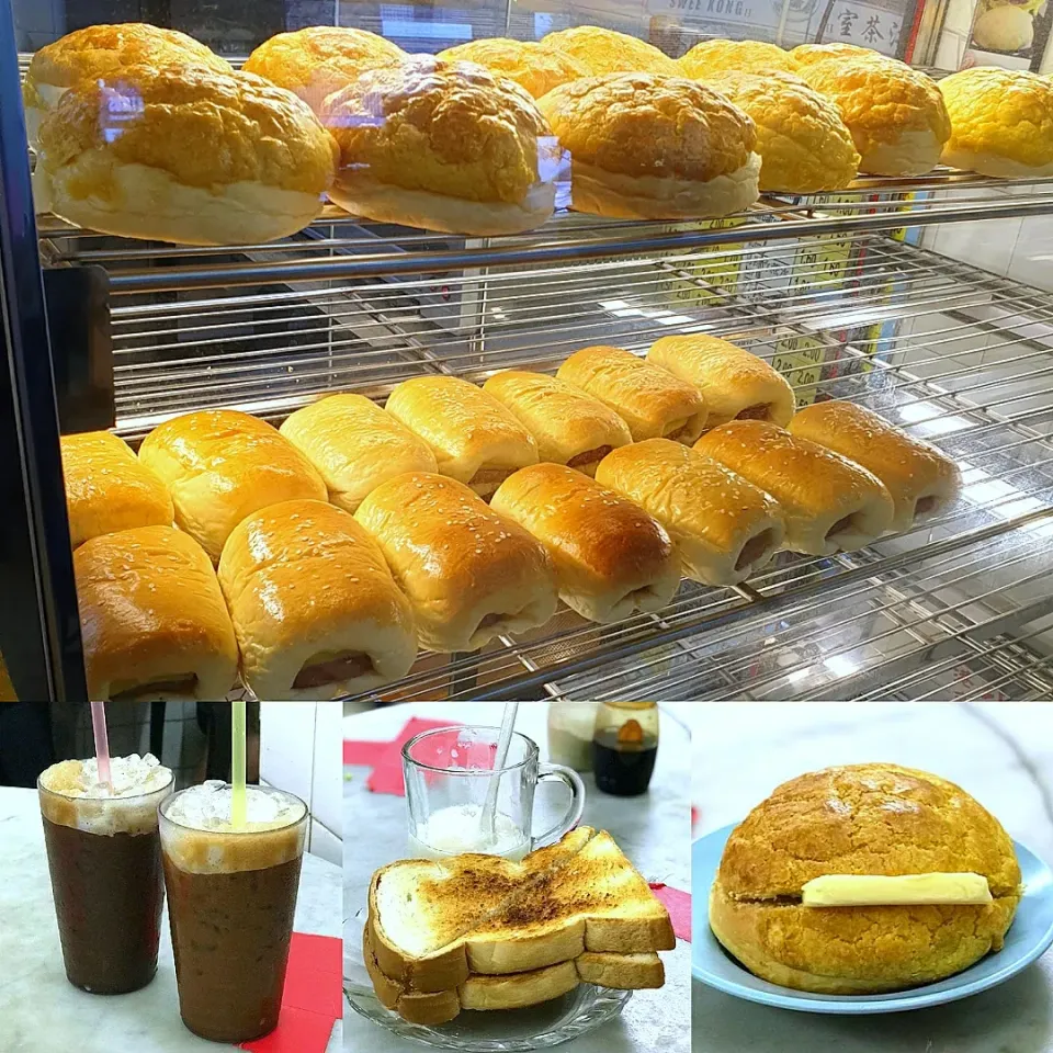 Tea Time w/ Roti Bakar + Polo Bun|envymaqueenさん