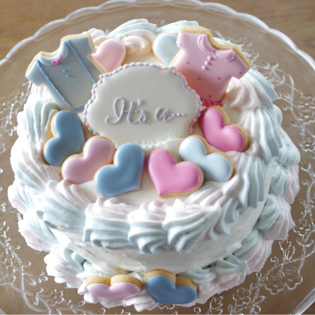 ジェンダーリビールケーキ Cookie Doodles Snapdish スナップディッシュ Id Bxslga