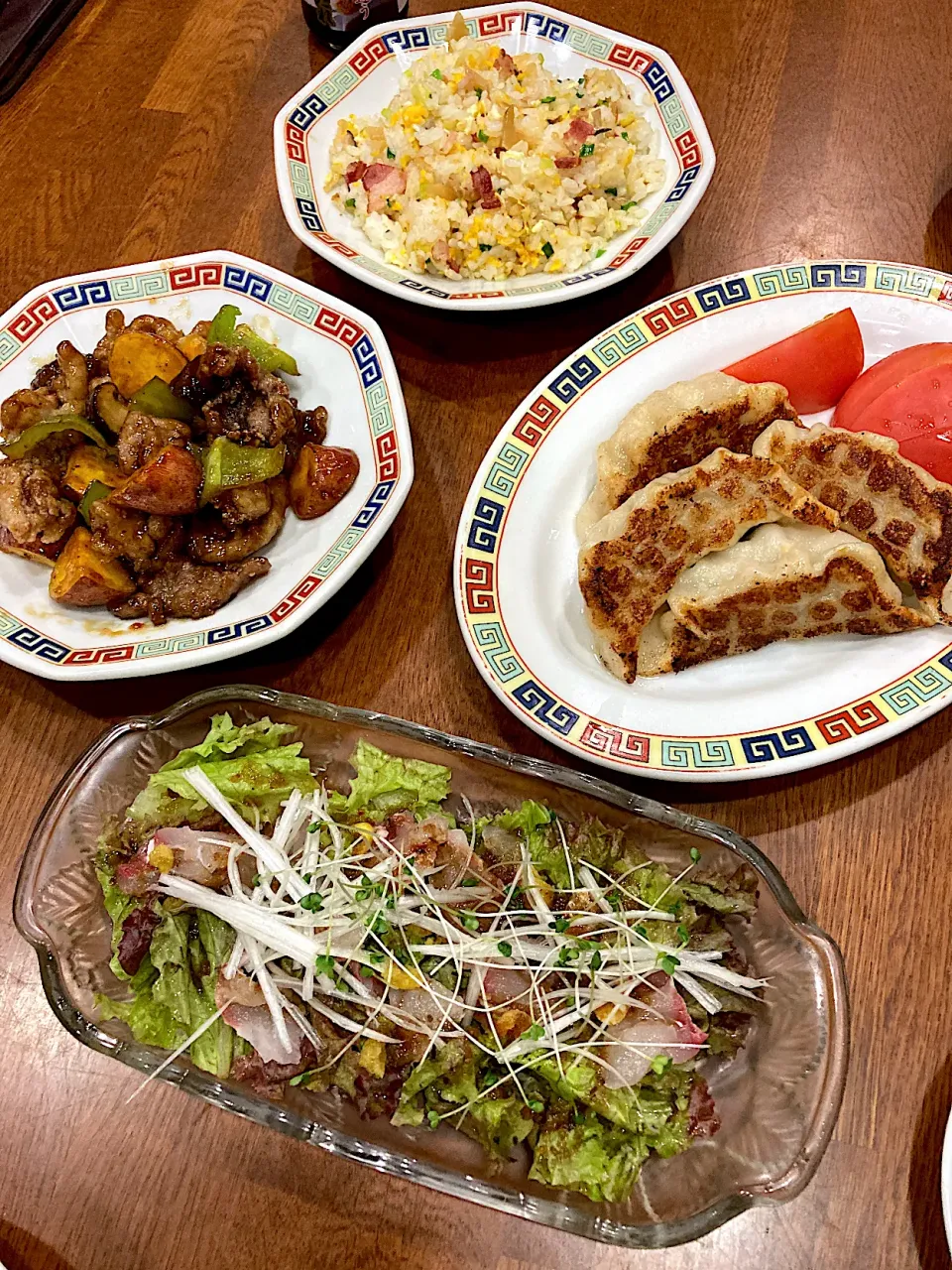 Snapdishの料理写真:冷蔵庫の整理で中華風晩ご飯|sakuramochiさん