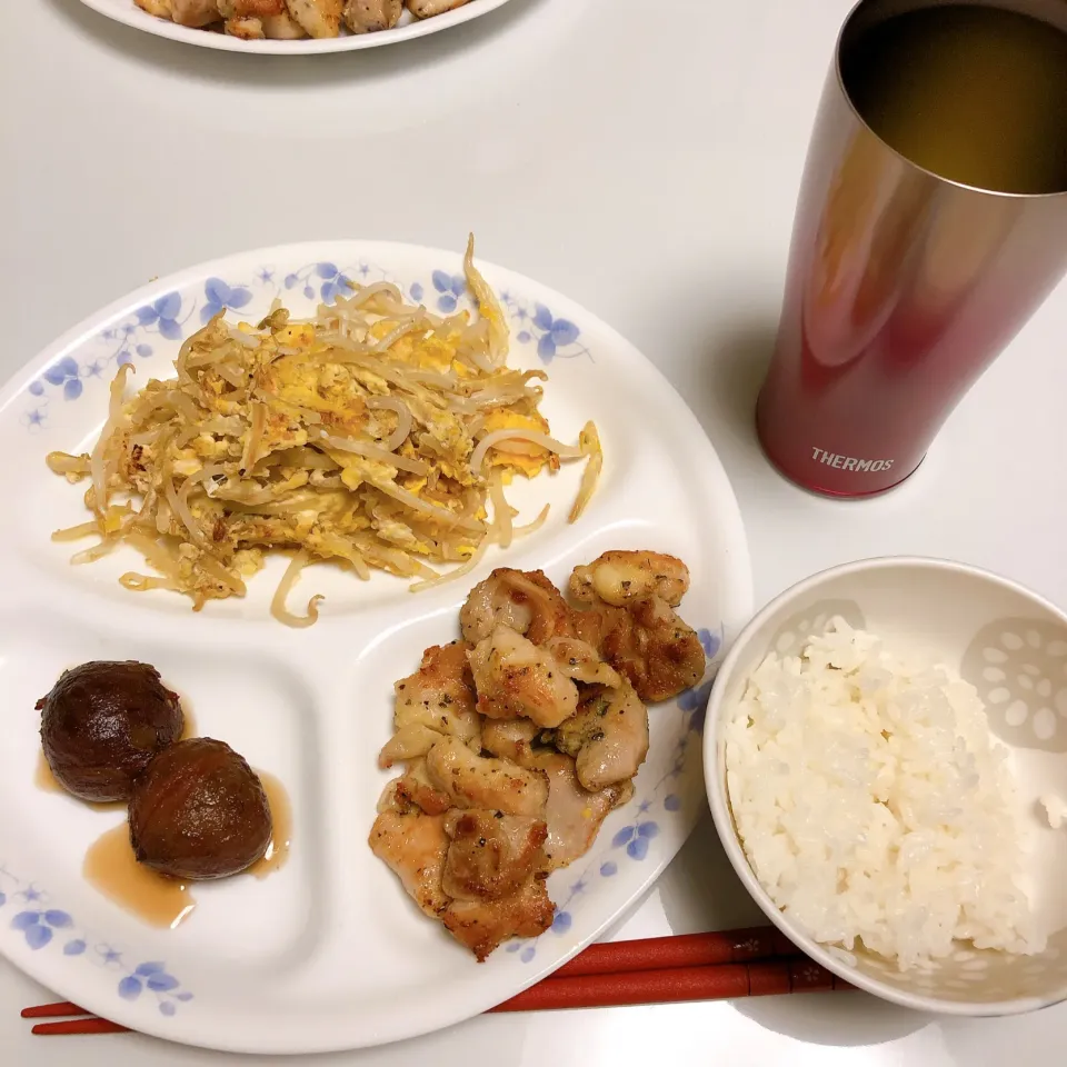 遅い晩ご飯|まめさん